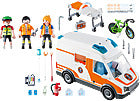 Ambulance With Flashing Lights